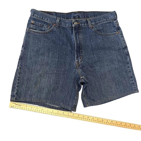 LEVI STRAUSS & Co Men's 550 Relaxed Fit Shorts Sz 36 Made in Mexico Five Pockets - Picture 14 of 16
